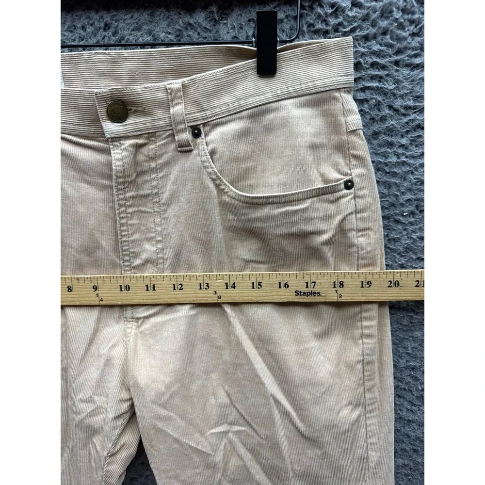 Onward Reserve Corduroy Five Pocket Straight Leg Pants Tan Mens Size 30 x 30